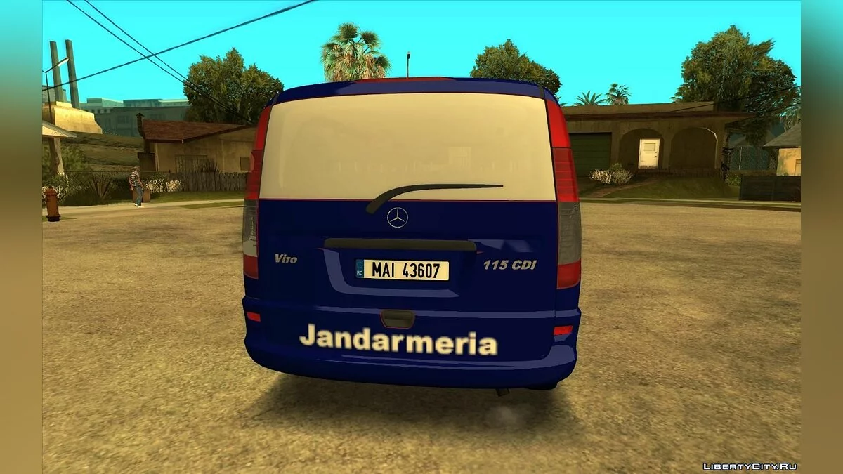 Mercedes-Benz Vito - Jandarmeria Romana / GTA San Andreas
