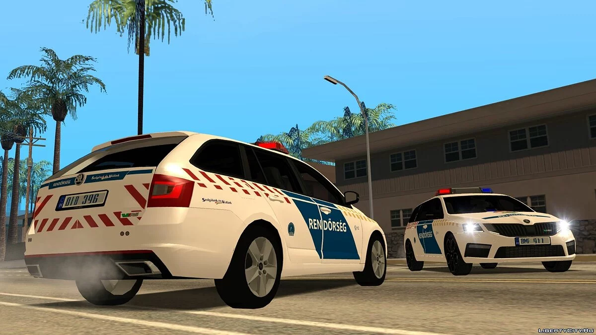 Skoda Octavia Estate Magyar Rendorseg / GTA San Andreas