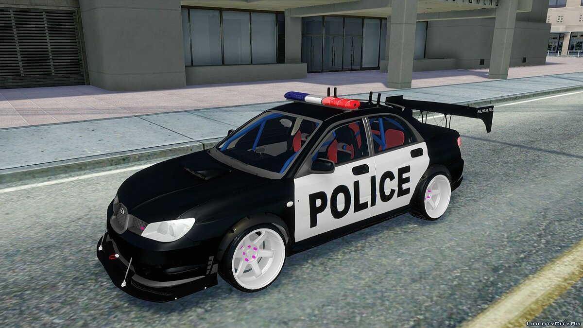 Скачать Subaru Impreza WRX STi Police Drift для GTA San Andreas