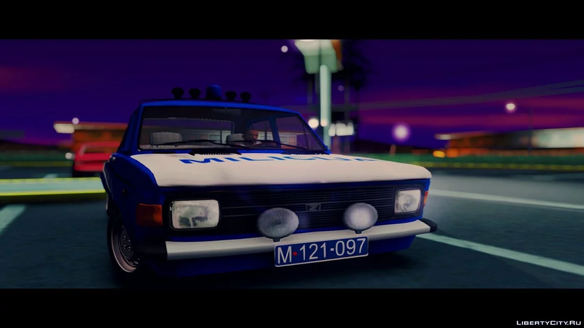 Zastava 101 Confort - Милиция  / GTA San Andreas