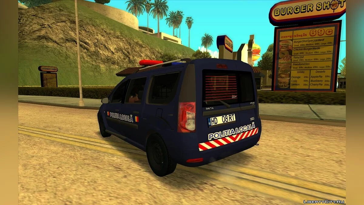 2010 Dacia Logan MCV Politia Locala / GTA San Andreas