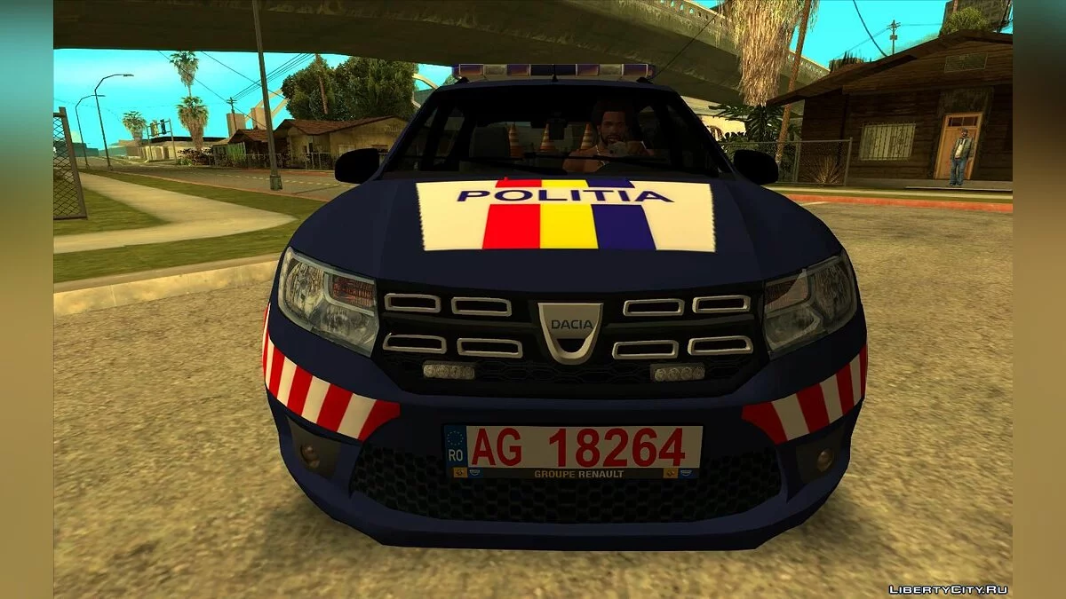 2018 Dacia Sandero - Полиция / GTA San Andreas