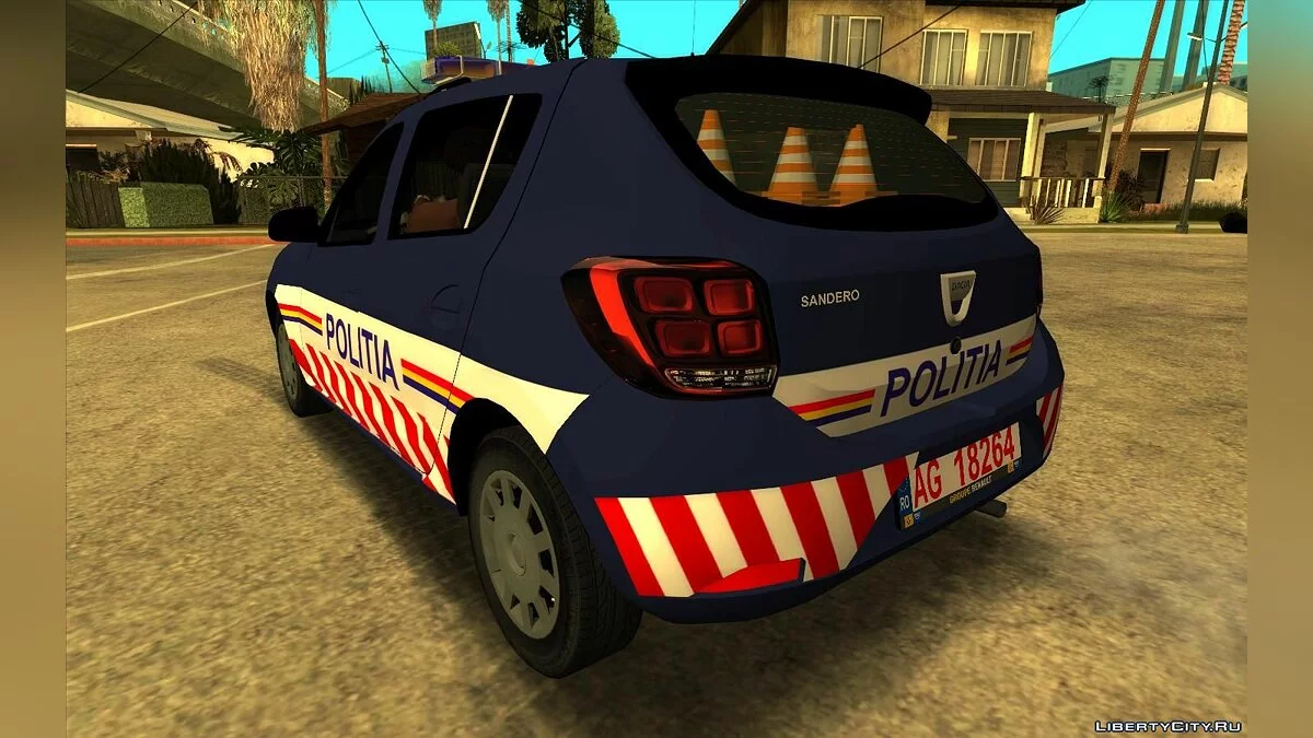 2018 Dacia Sandero - Полиция / GTA San Andreas