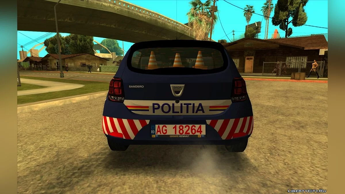 2018 Dacia Sandero - Полиция / GTA San Andreas