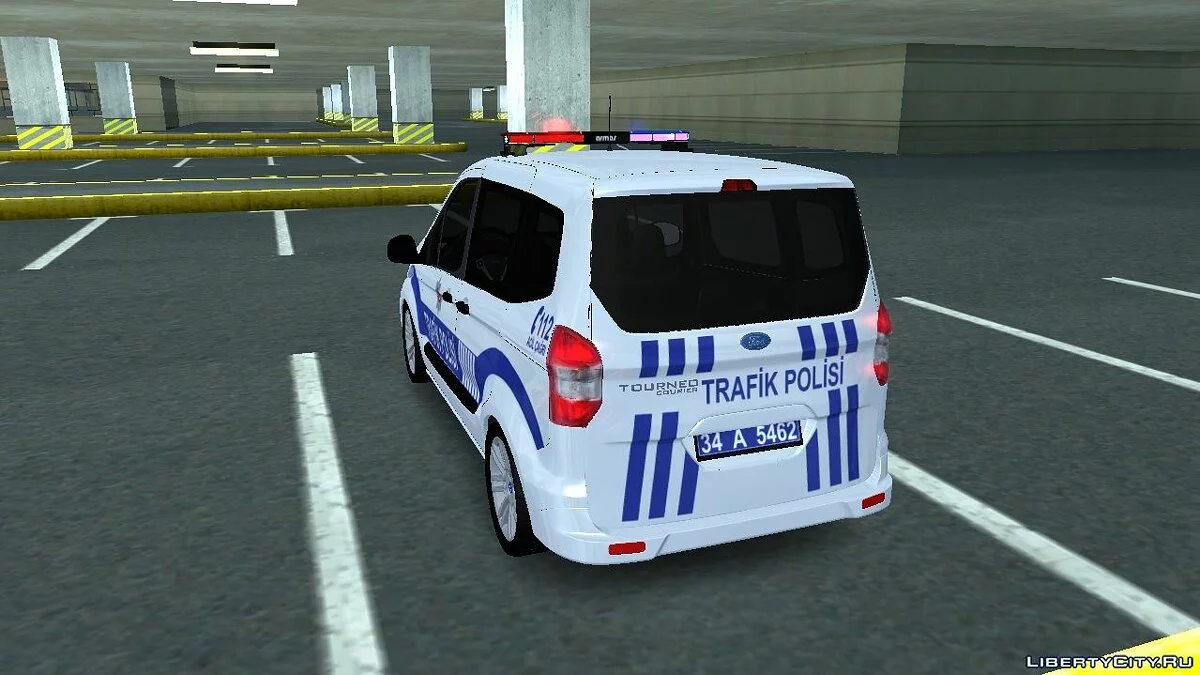 Ford Tourneo Courier - Полиция / GTA San Andreas