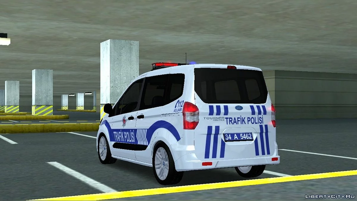 Ford Tourneo Courier - Полиция / GTA San Andreas
