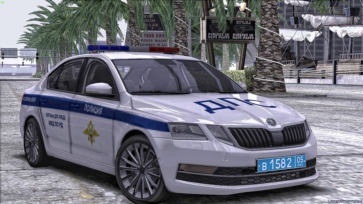 Скачать Skoda Octavia ДПС для GTA San Andreas