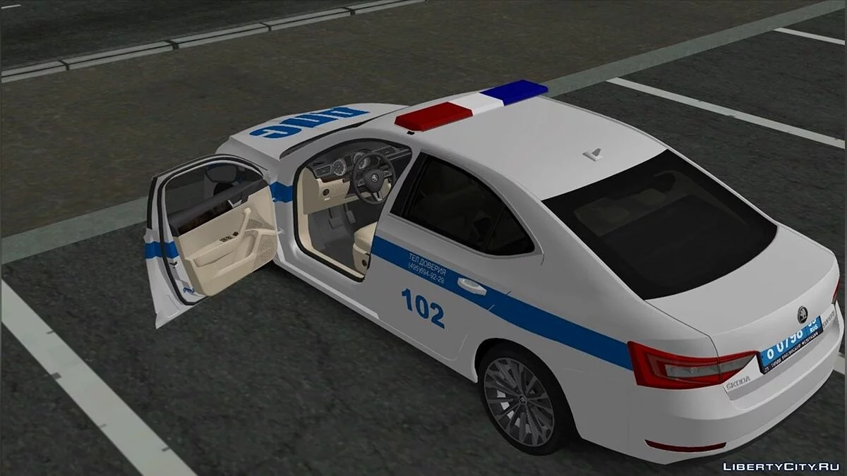 Skoda Superb ДПС / GTA San Andreas