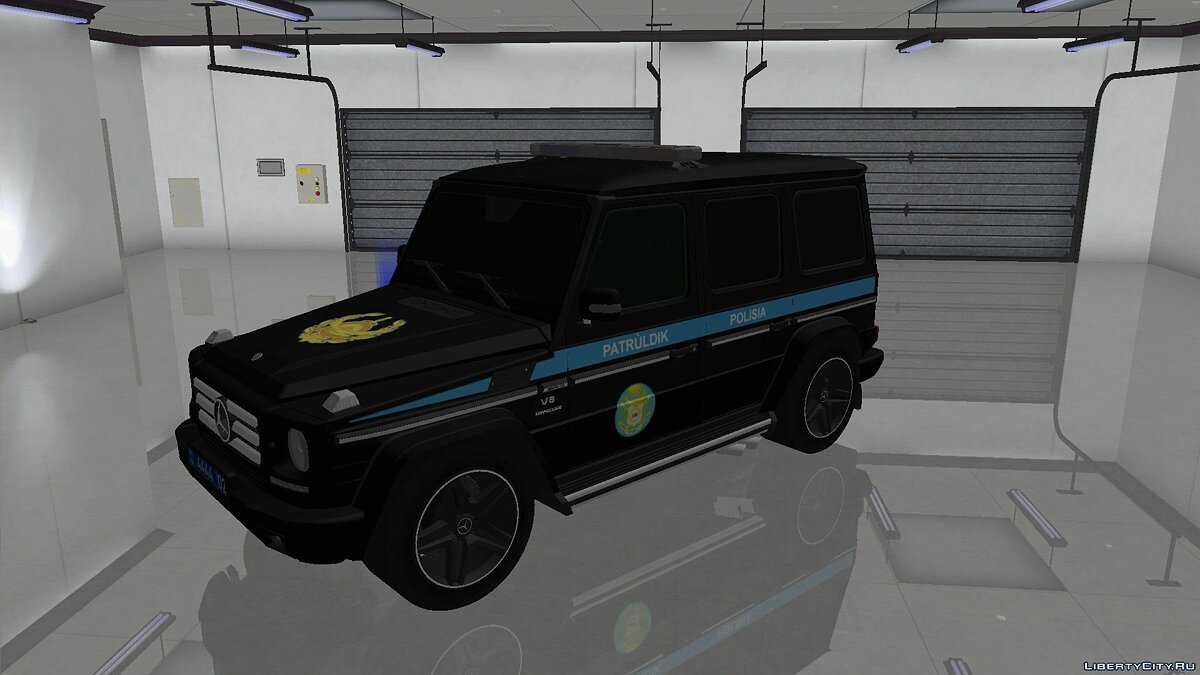 Скачать Mercedes-Benz G55 AMG Казахстанская Полиция для GTA San Andreas