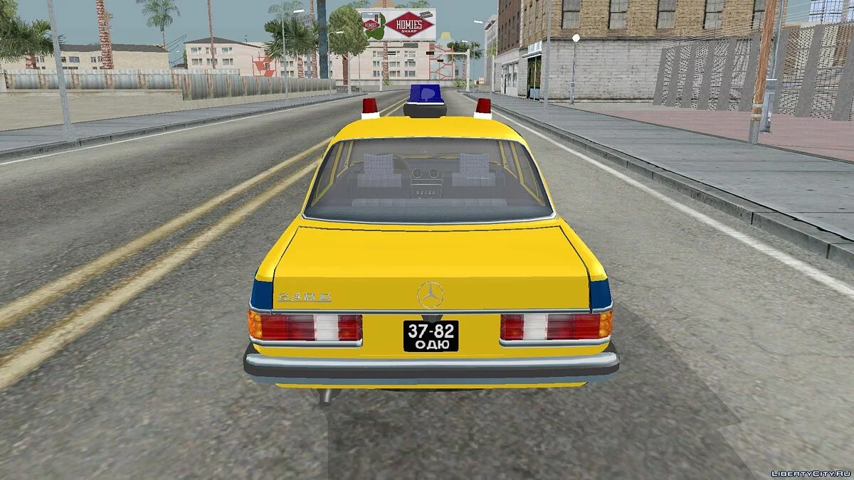 Mercedes-Benz W123-240D Милиция СССР / GTA San Andreas