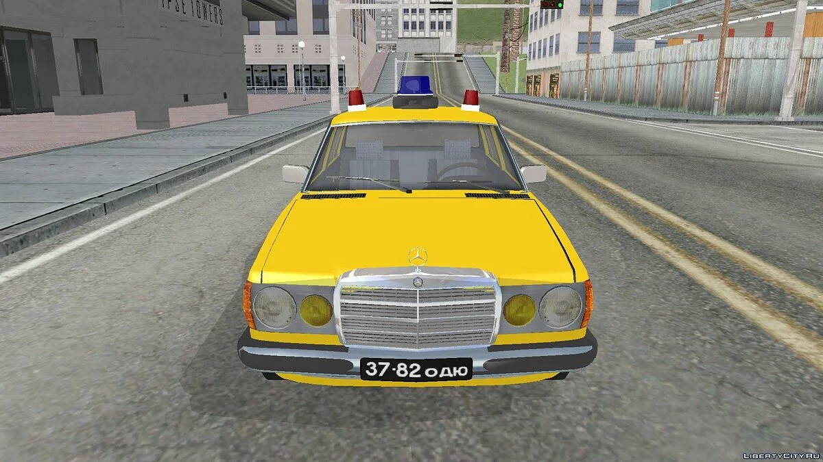 Mercedes-Benz W123-240D Милиция СССР / GTA San Andreas