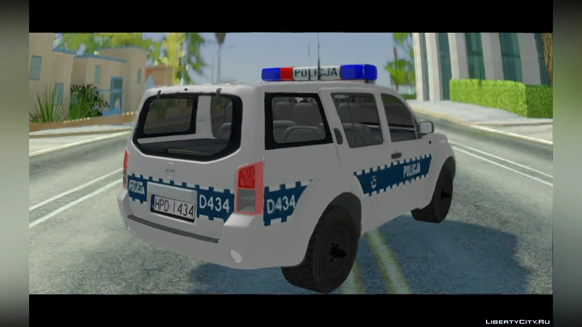 Nissan Pathfinder - Полиция  / GTA San Andreas