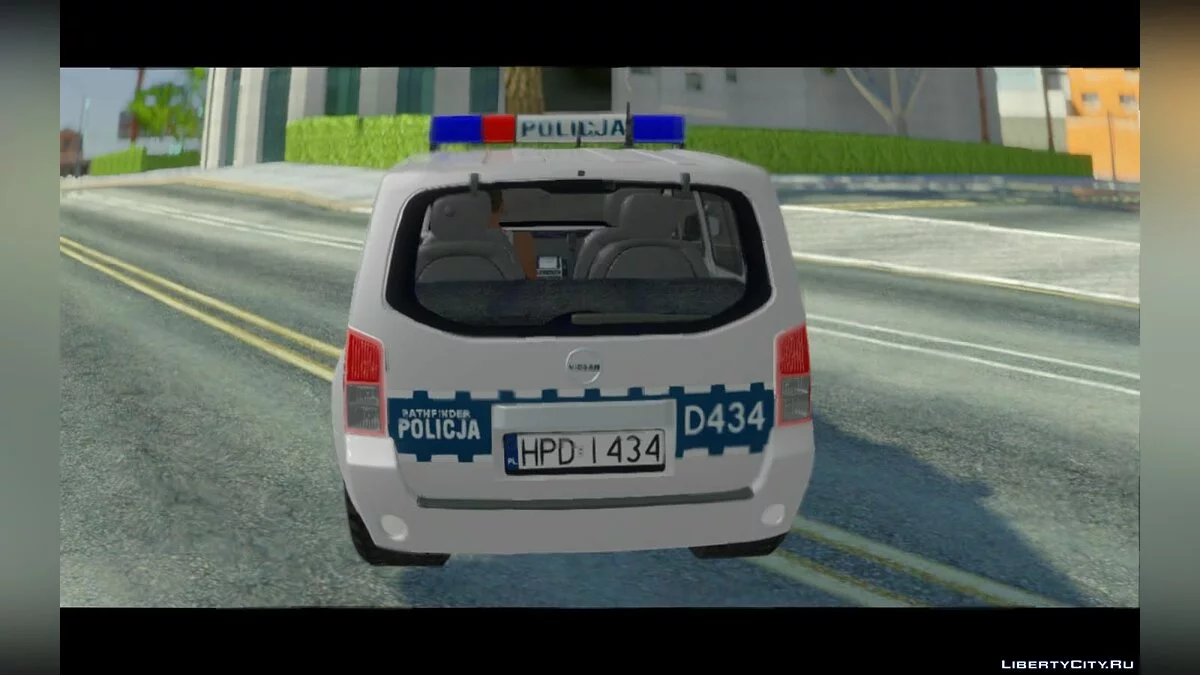 Nissan Pathfinder - Полиция  / GTA San Andreas