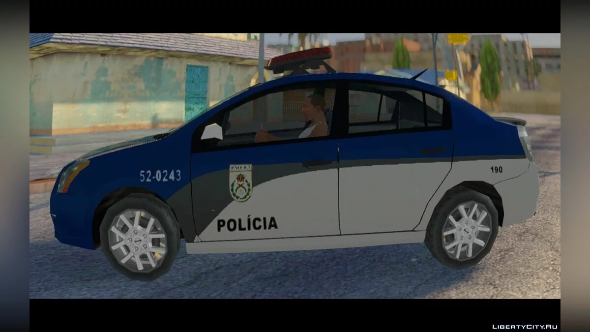 Nissan Sentra 2009 - Полиция  / GTA San Andreas