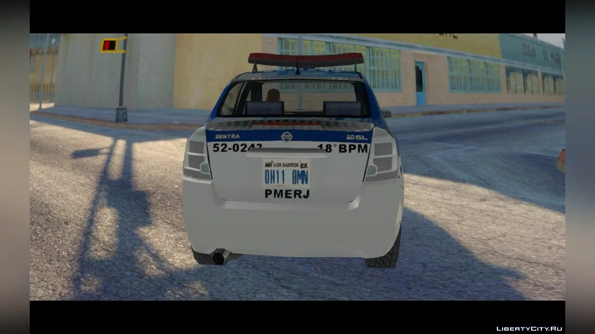 Nissan Sentra 2009 - Полиция  / GTA San Andreas