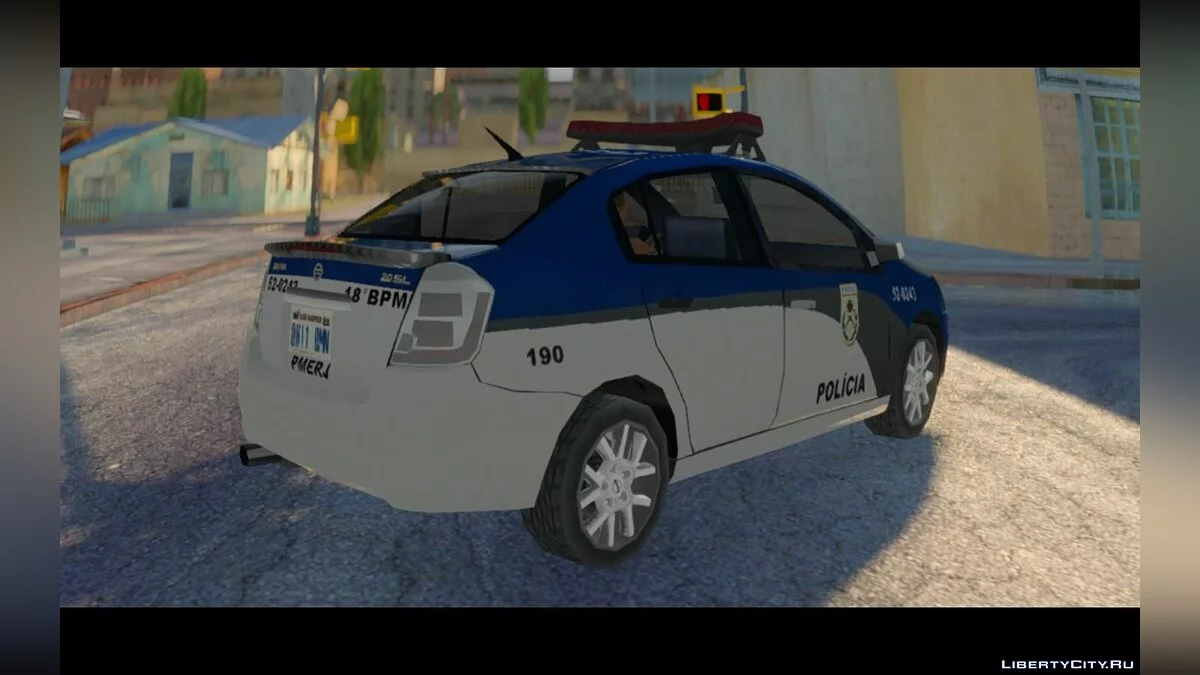 Nissan Sentra 2009 - Полиция  / GTA San Andreas