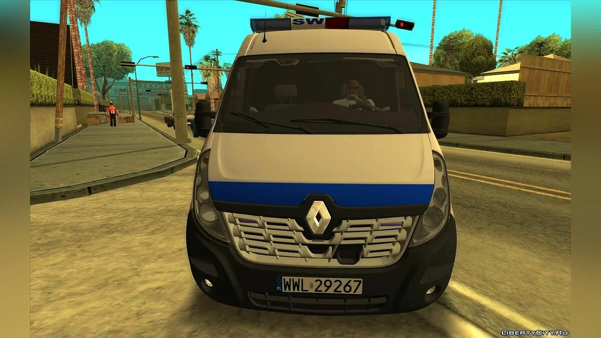 Renault Master II - Тюремная служба / GTA San Andreas