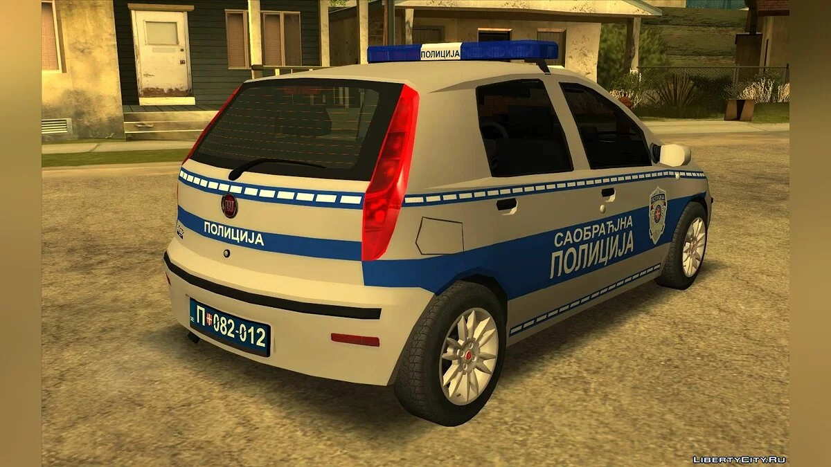 Fiat Punto Mk2 Classic - Полиция  / GTA San Andreas