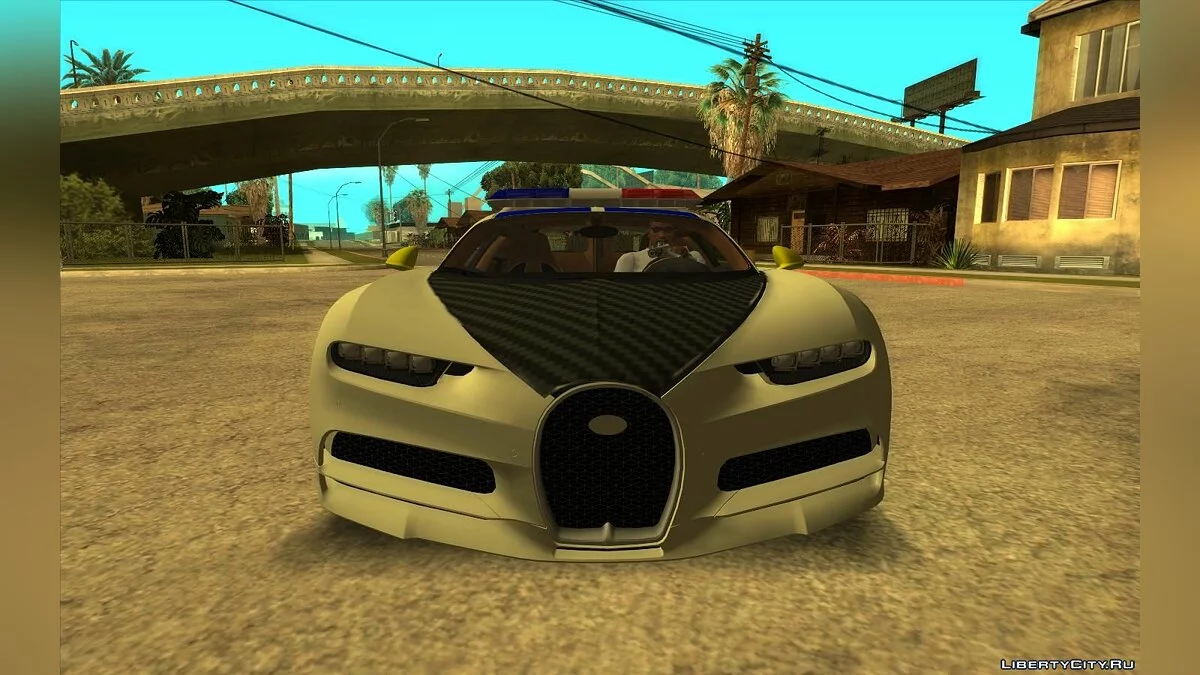Buggati Chiron Politia Romana / GTA San Andreas