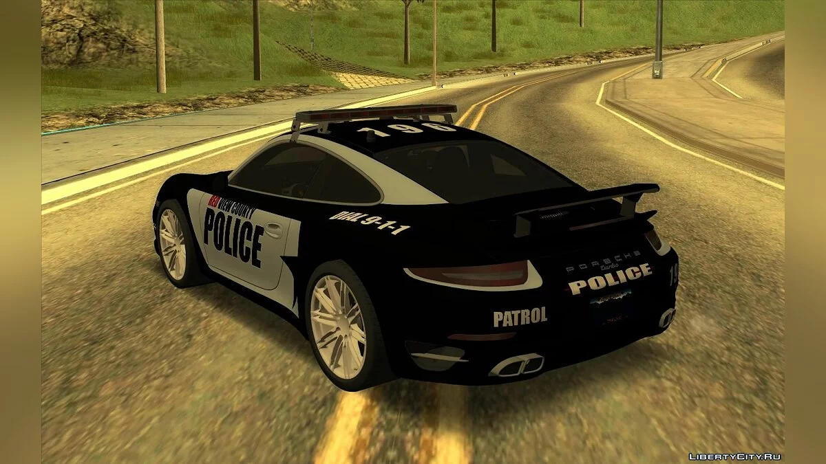 2014 Porsche 911 Turbo - Полиция  / GTA San Andreas