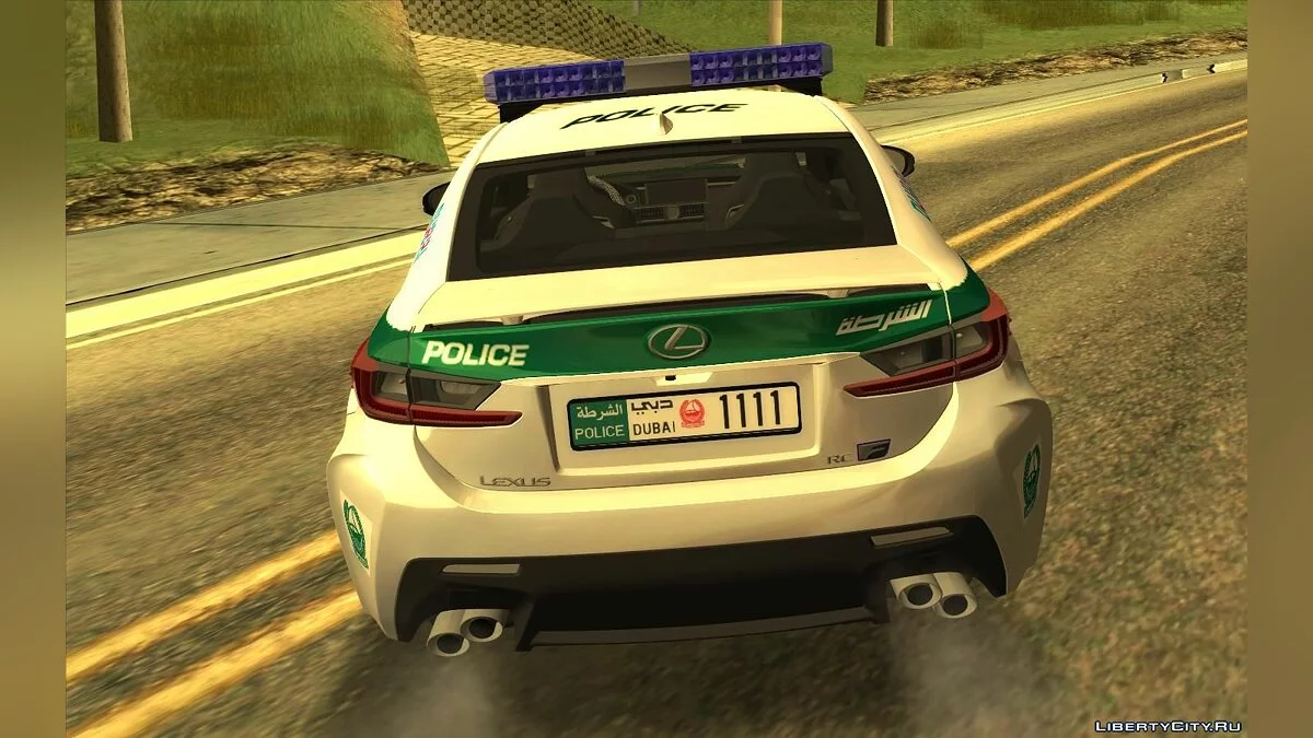 Lexus RC-F - Dubai Police / GTA San Andreas