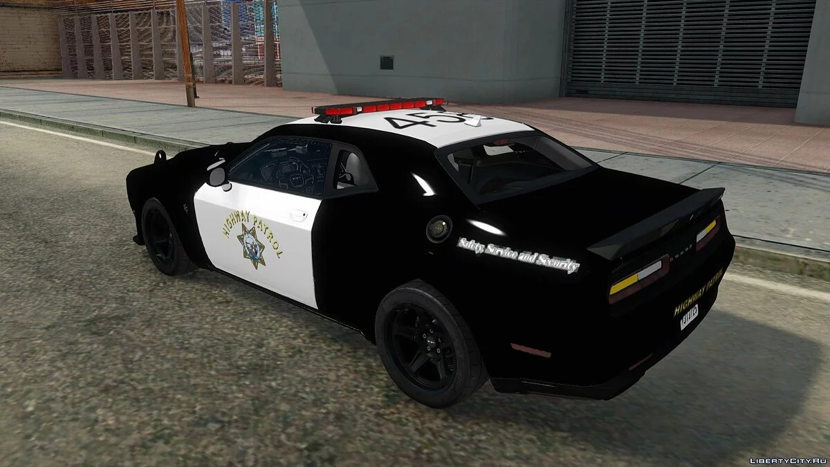 Dodge Challenger SRT Demon - California Highway Patrol Release / GTA San Andreas