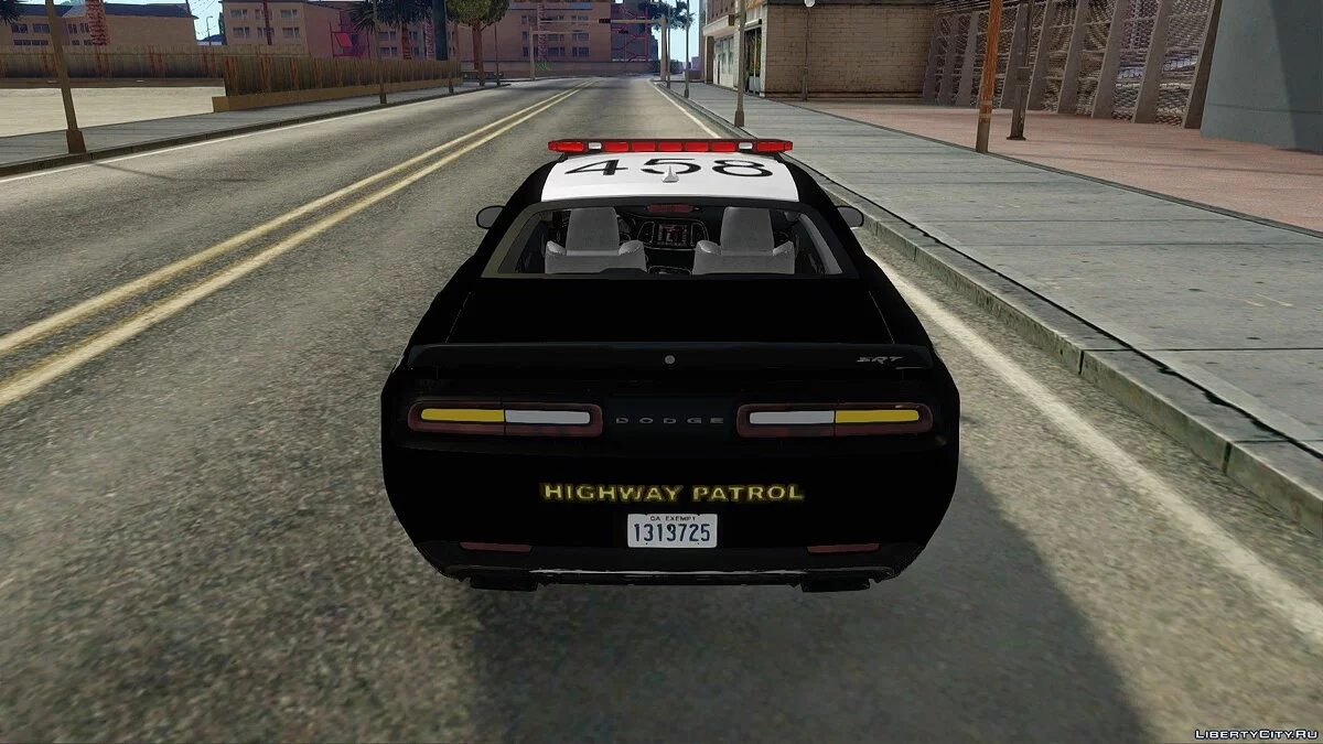 Dodge Challenger SRT Demon - California Highway Patrol Release / GTA San Andreas