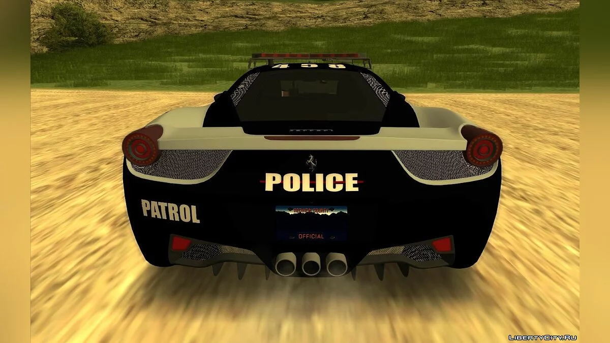 Ferrari 458 Italia - Полиция / GTA San Andreas