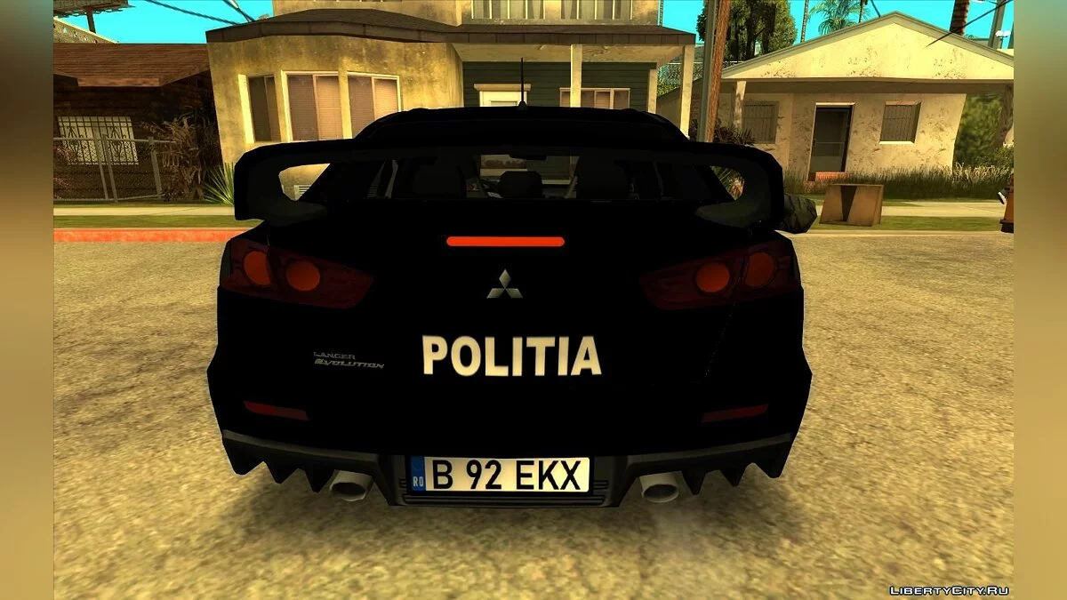 Mitsubishi Lancer Evolution X - полиция  / GTA San Andreas