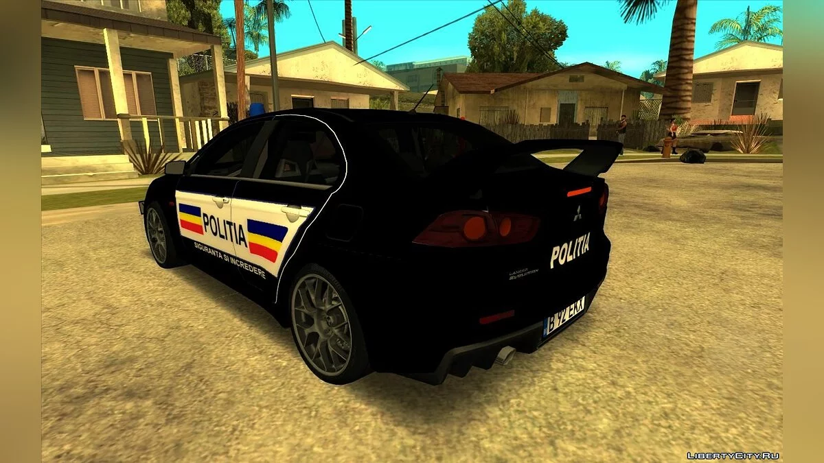 Mitsubishi Lancer Evolution X - полиция  / GTA San Andreas
