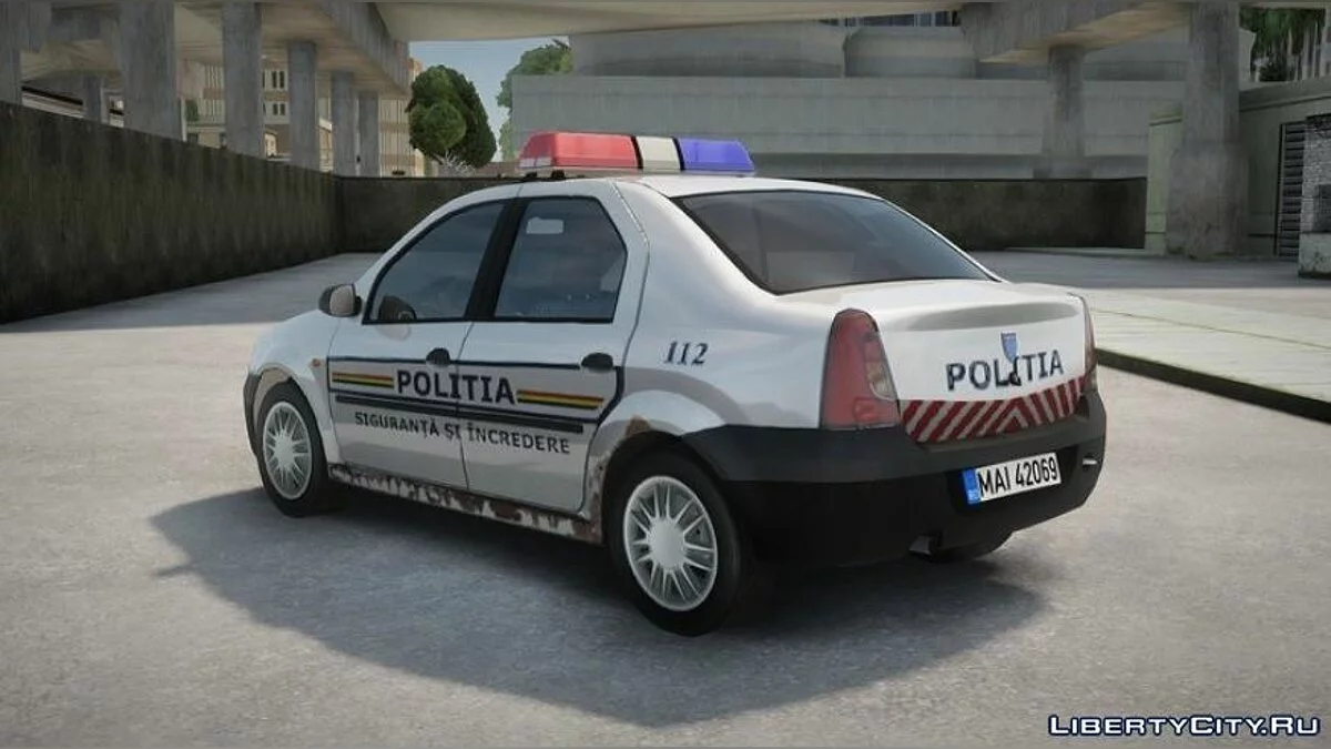 Dacia Logan Politia Romana Rusty / GTA San Andreas