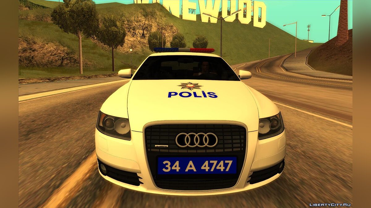 Скачать Audi A6 3.0 - полиция Турции для GTA San Andreas