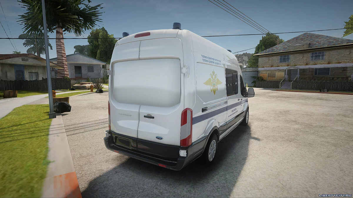 Ford Transit 2018 Дежурная Часть ГУВД (ППС) + маячки для МТА / GTA San Andreas