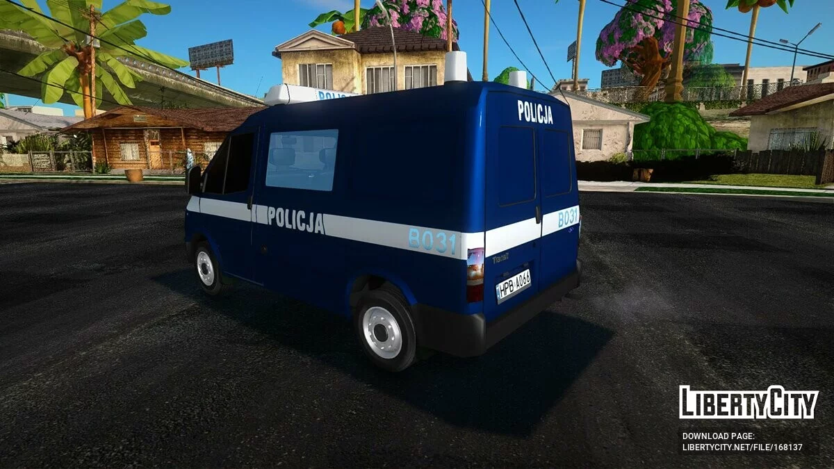 Ford Transit 1999 - Полиция / GTA San Andreas
