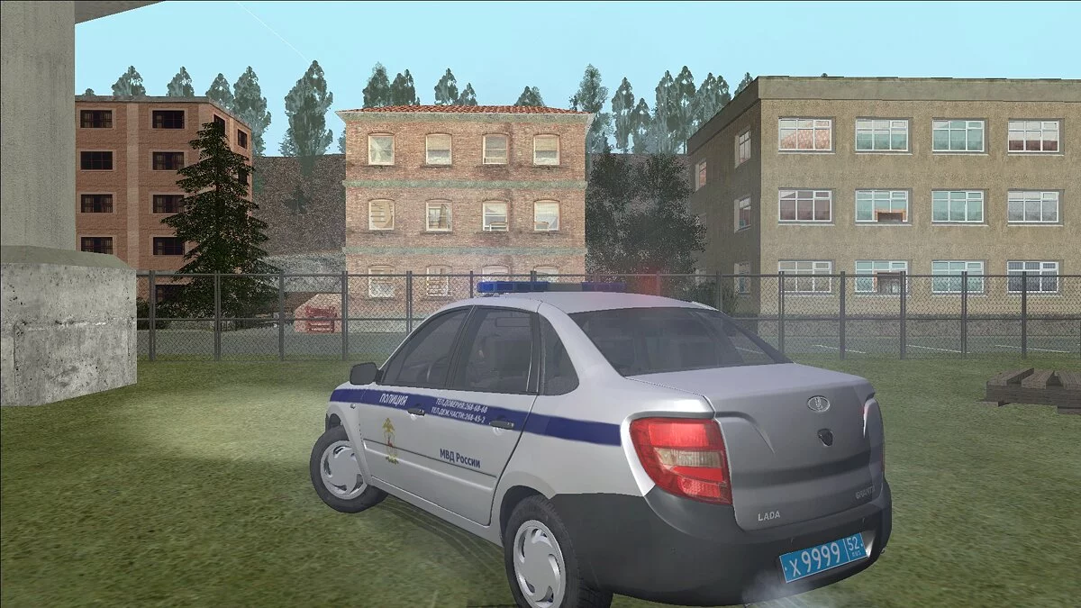 Lada Granta МВД России / GTA San Andreas