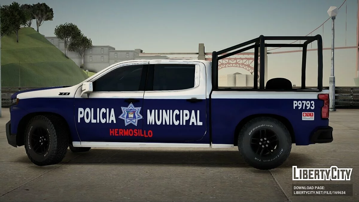Chevrolet Silverado 2019 Hermosillo Municipal Police / GTA San Andreas