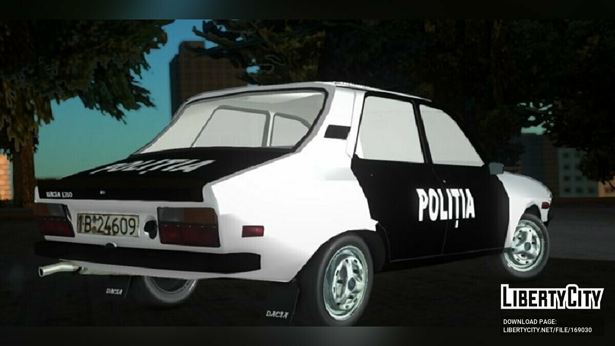 Скачать Dacia 1310 - Старая полиция для GTA San Andreas