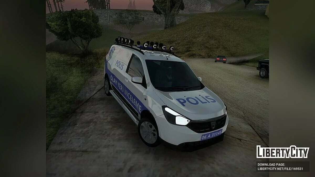 Dacia Lodgy Crime Scene / GTA San Andreas
