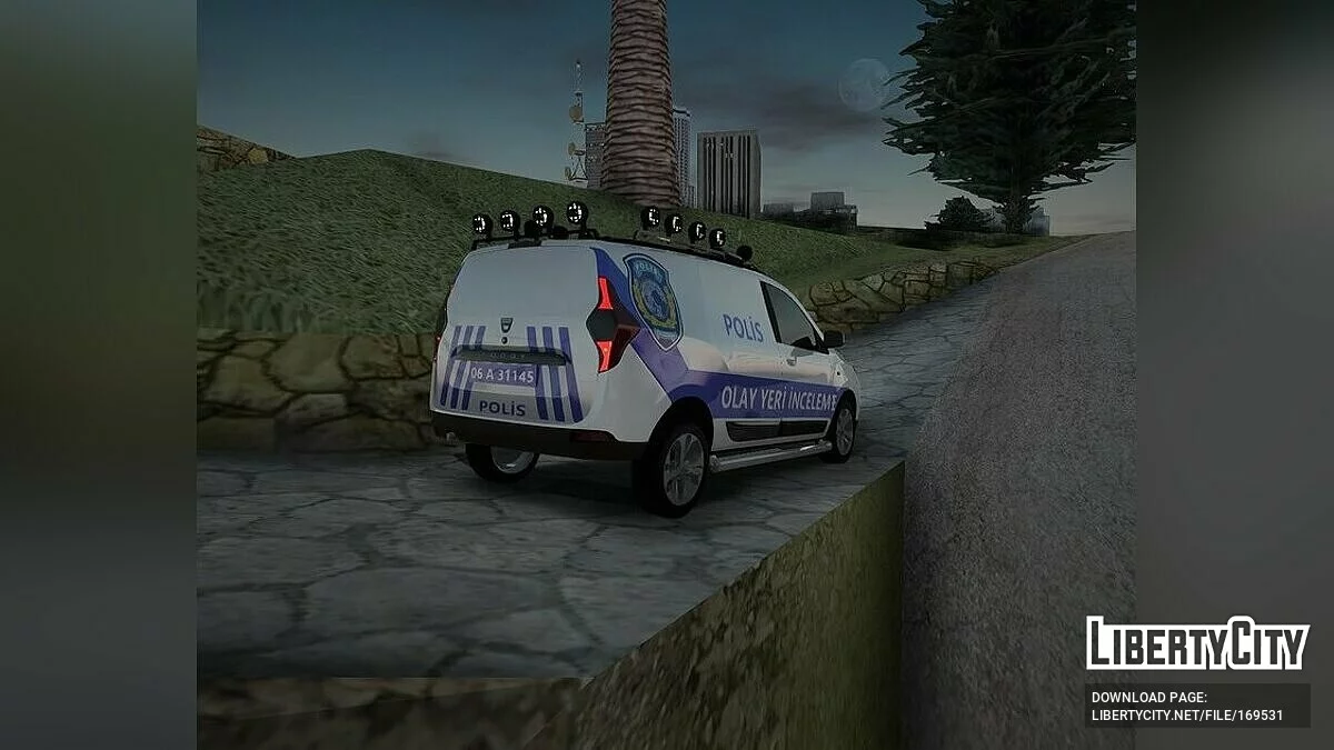 Dacia Lodgy Crime Scene / GTA San Andreas