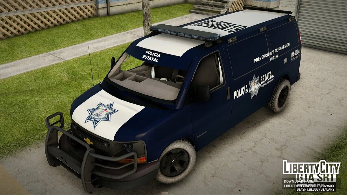 Inmate Transport Unit of the State Police of Mexico Chevrolet Express / GTA San Andreas