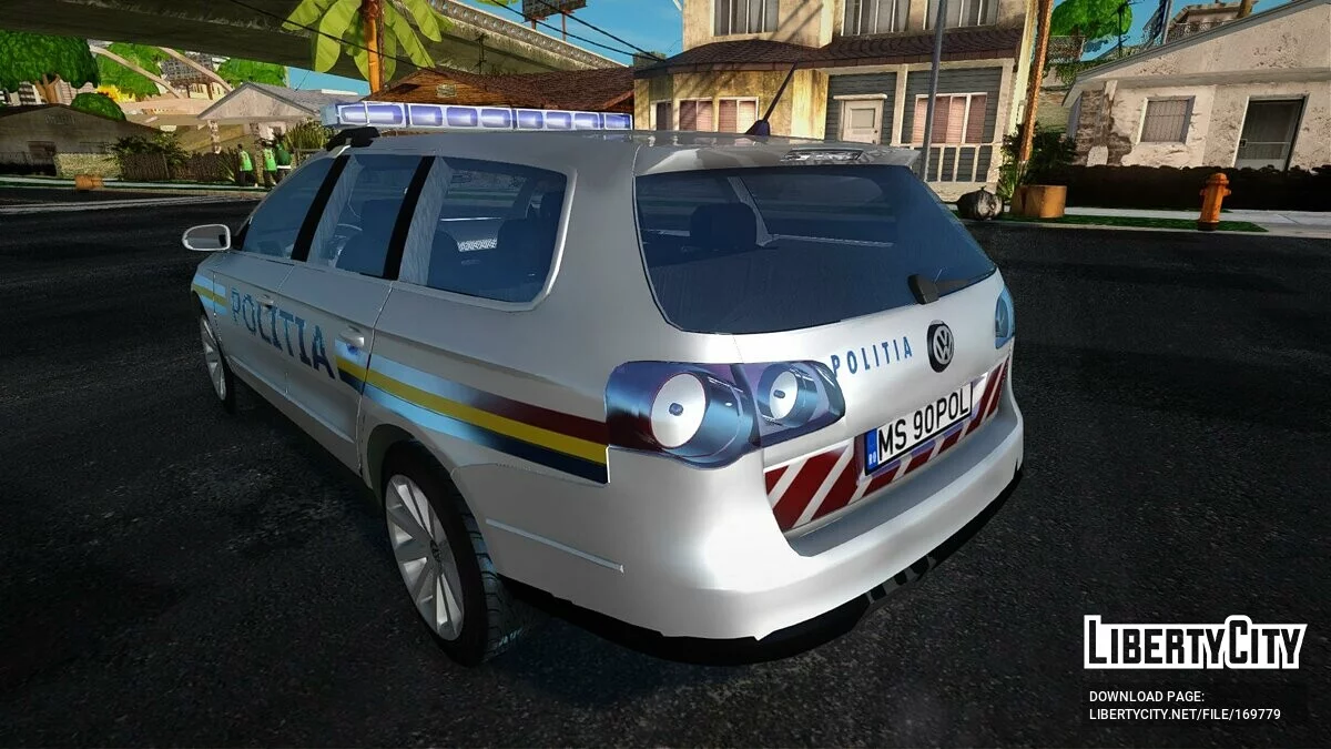 Volkswagen Passat B6 - Румынская полиция / GTA San Andreas
