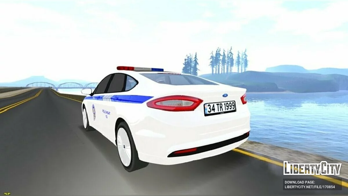 Ford Fusion Titanium - Турецкая полиция / GTA San Andreas