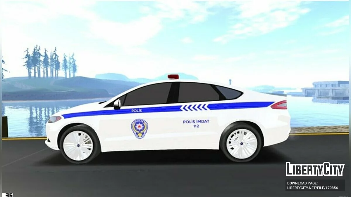 Ford Fusion Titanium - Турецкая полиция / GTA San Andreas