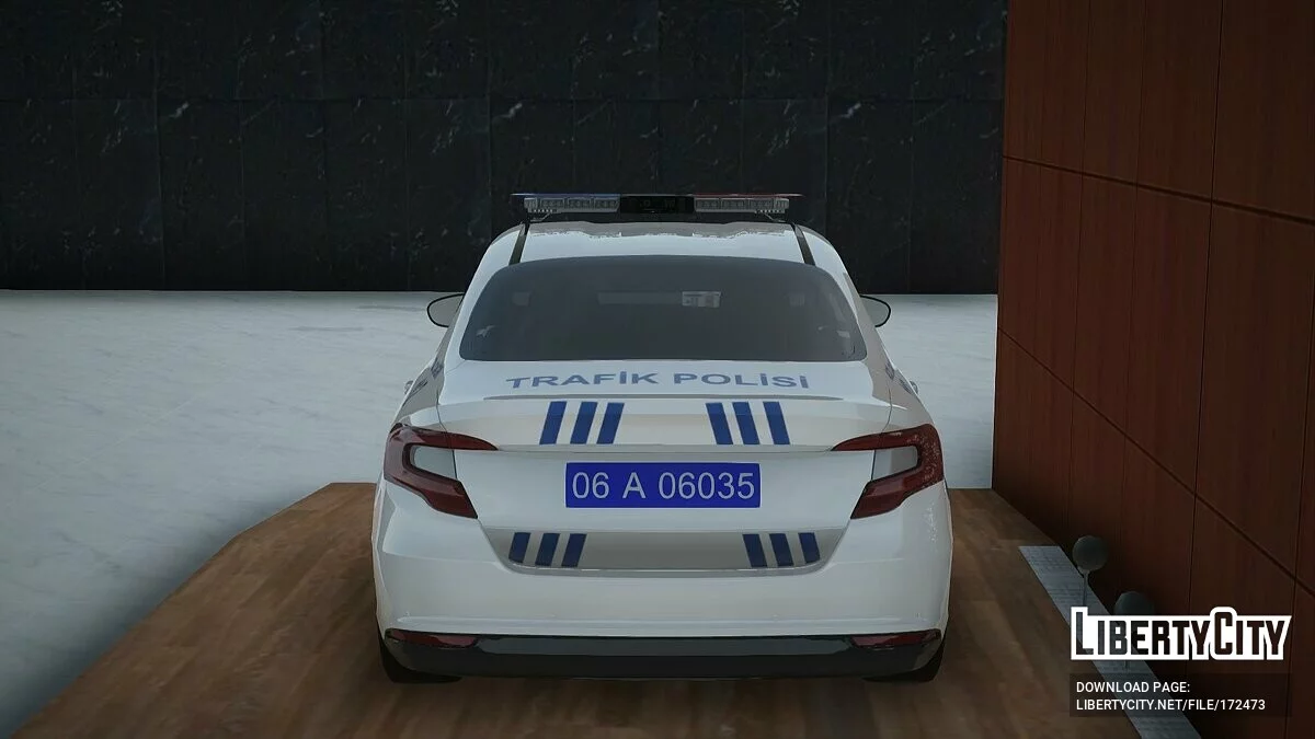 Fiat Egea - Полиция / GTA San Andreas