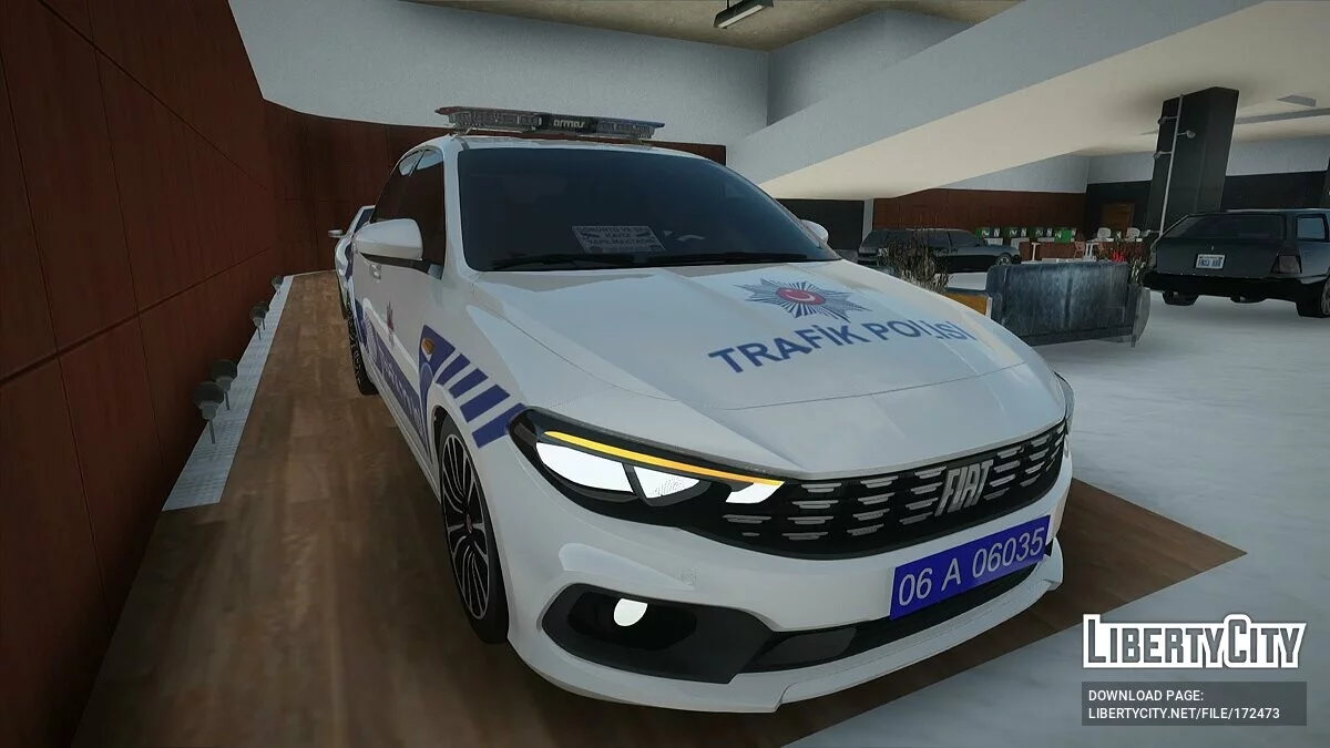 Fiat Egea - Полиция / GTA San Andreas