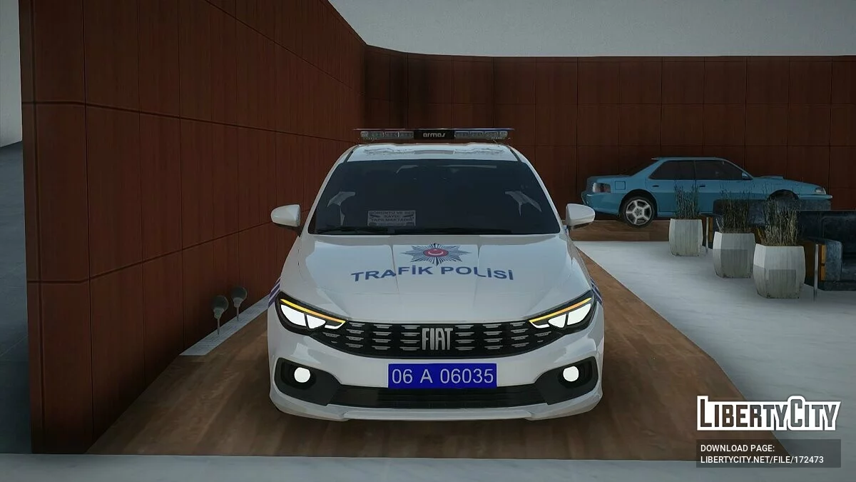 Fiat Egea - Полиция / GTA San Andreas