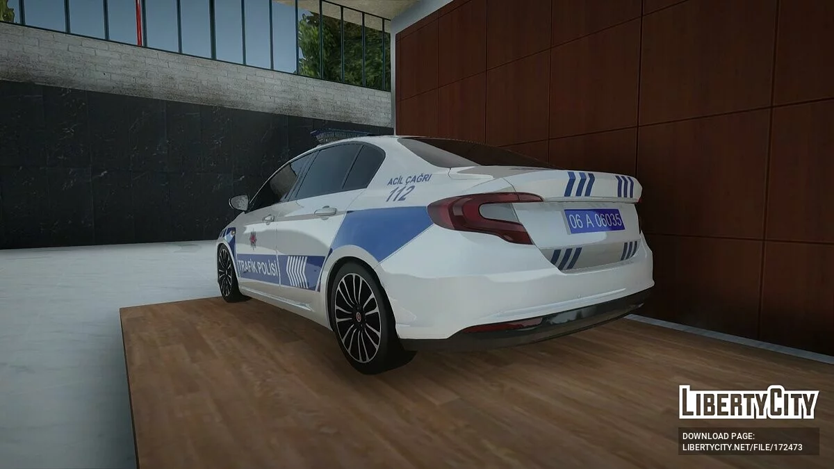 Fiat Egea - Полиция / GTA San Andreas