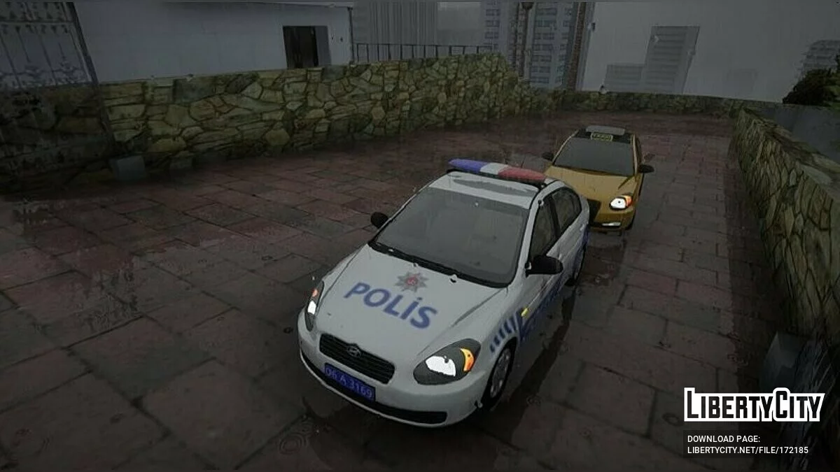 Hyundai Accent Era Polis Aracı / GTA San Andreas