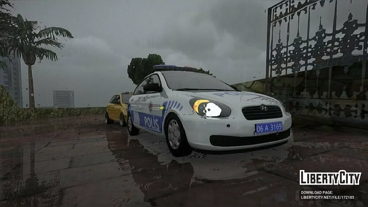 Hyundai Accent Era Polis Aracı / GTA San Andreas