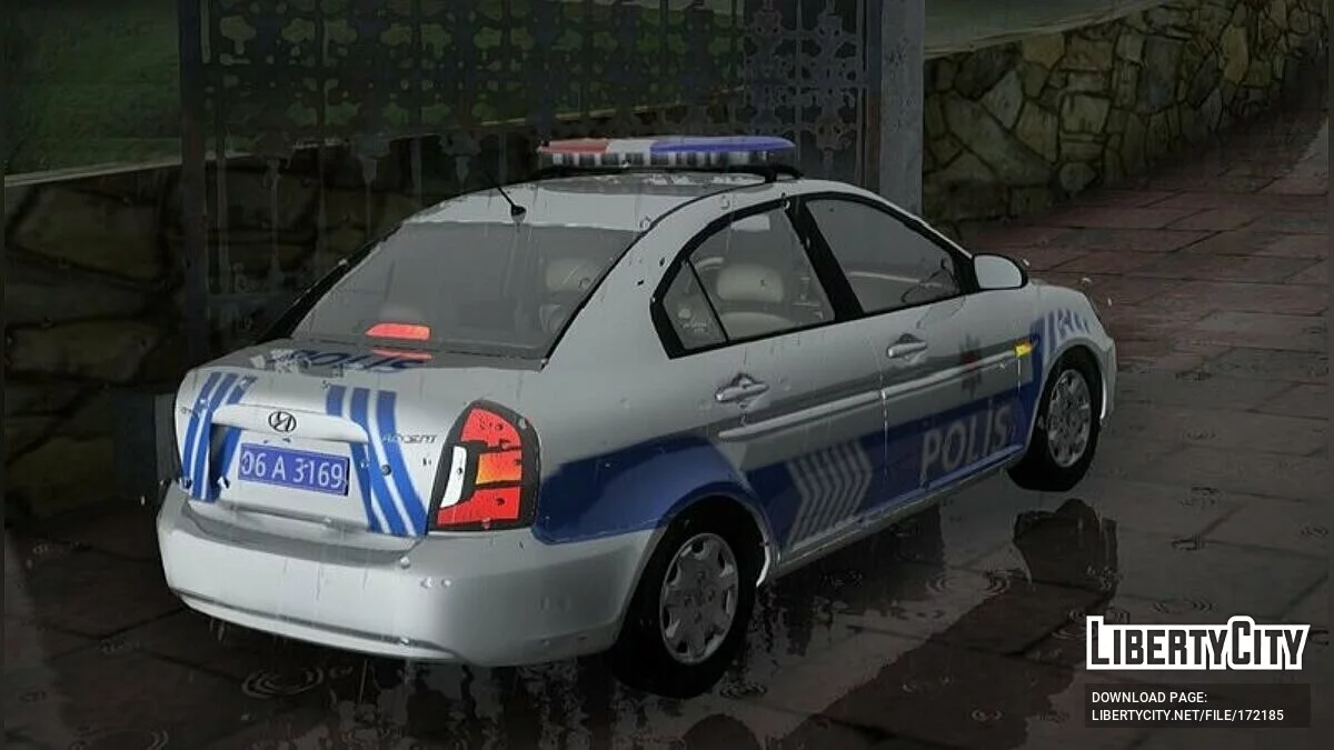 Hyundai Accent Era Polis Aracı / GTA San Andreas
